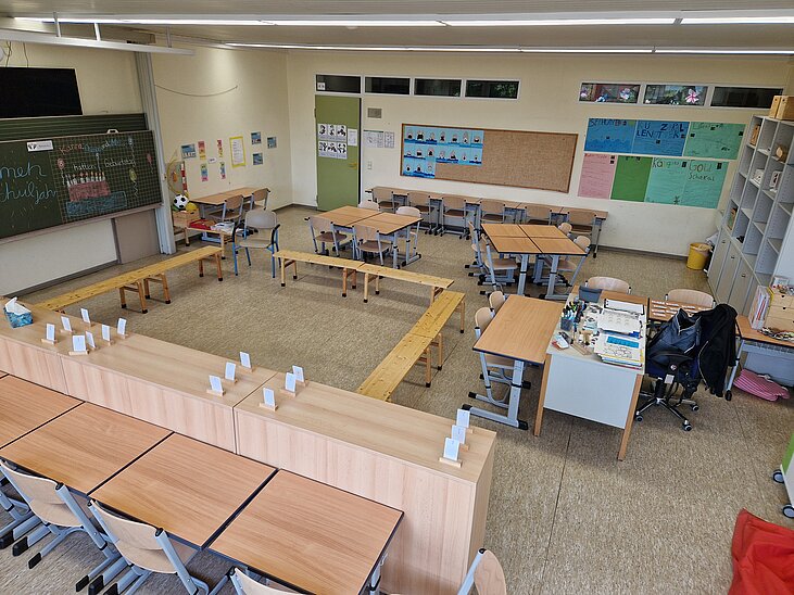 beispielhafter Klassenraum