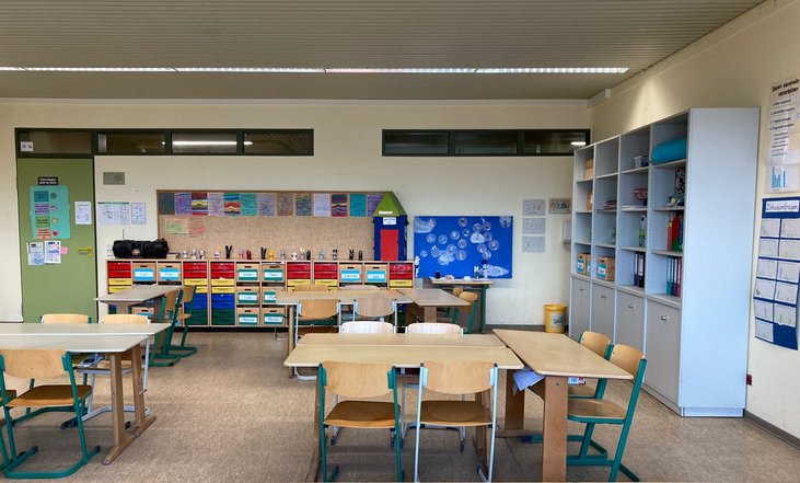 beispielhafter Klassenraum