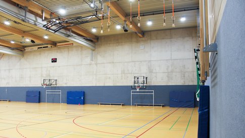 Turnhalle von innen fotografiert